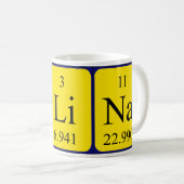 Selina Periodenname Tasse (VorderseiteRechts)