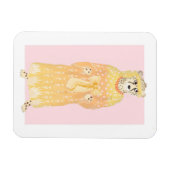 Seline eleganter Cheetah-Magnet Magnet (Horizontal)