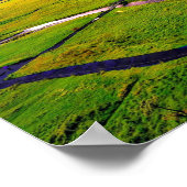 Seljalandfoss, Island Poster (Ecke)