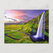 Seljalandfoss, Island Postkarte (Vorderseite)
