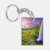 Seljalandfoss, Island Schlüsselanhänger (Vorderseite links)