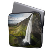 Seljalandsfoss Wasserfall | Island Laptopschutzhülle (Vorderseite Links)