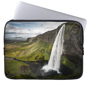Seljalandsfoss Wasserfall Island Laptopschutzhülle