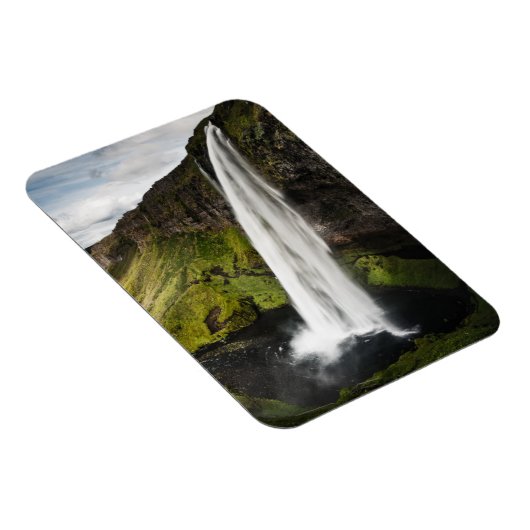 Seljalandsfoss Wasserfall | Island Magnet (Rechte Seite)