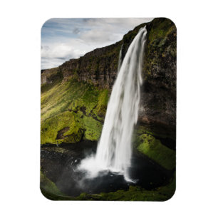 Seljalandsfoss Wasserfall   Island Magnet