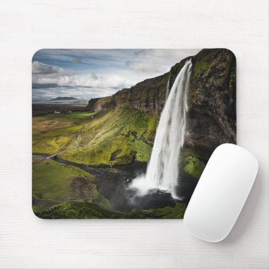 Seljalandsfoss Wasserfall | Island Mousepad (Mit Mouse)
