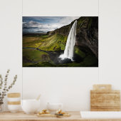 Seljalandsfoss Wasserfall | Island Poster (Küche)
