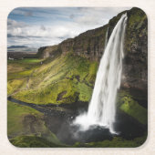 Seljalandsfoss Wasserfall | Island Rechteckiger Pappuntersetzer (Vorderseite)