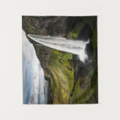 Seljalandsfoss Wasserfall | Island Wandteppich (Vorderseite)
