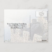 Seljuk Ramparts, Alanya - 1221 A.D. Postkarte (Rückseite)