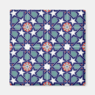 Seljuk Reich-Fliesen-Muster Magnet