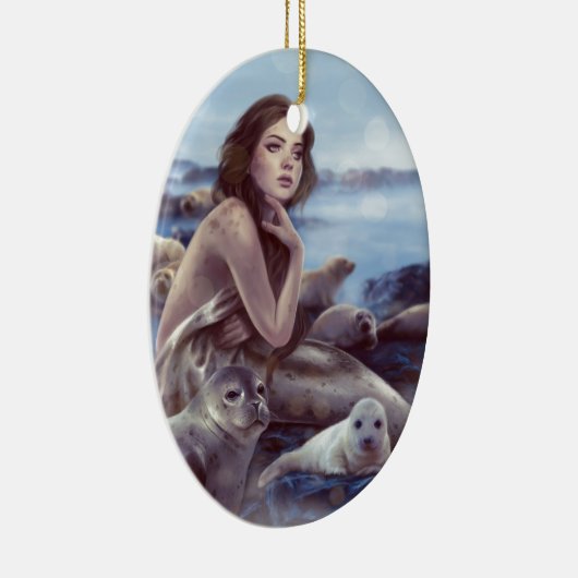 Selkie Keramik Ornament (Rechts)