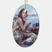 Selkie Keramik Ornament (Links)