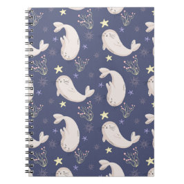 Selkie-Kunstposter | Whimsical-Ozean-Illustration Notizblock