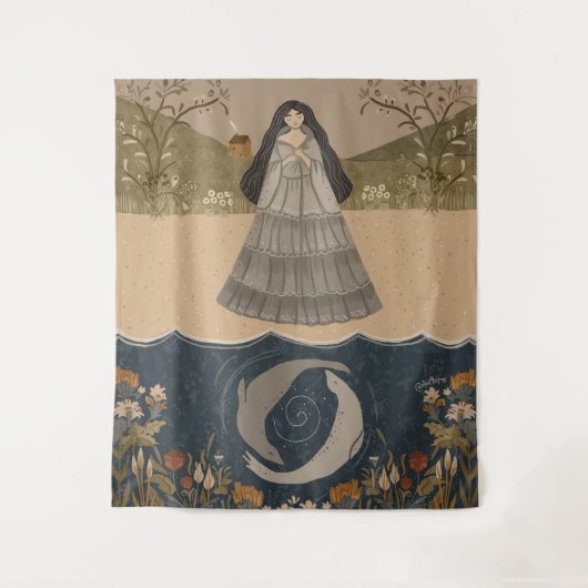 Selkie Tapestry Wandteppich (Vorderseite)