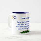 Selkirk Anmut-Tasse Zweifarbige Tasse (Vorderseite Links)