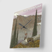 Selkirk Caribbean Quadratische Wanduhr (Winkel)