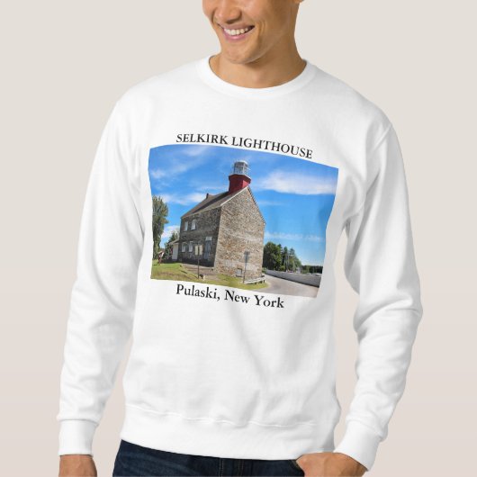 Selkirk Leuchtturm, Salmon River New York Sweatshirt (Vorderseite)