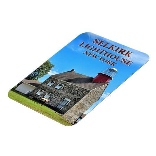 Selkirk Lighthouse, New York Flex Magnet (Linke Seite)