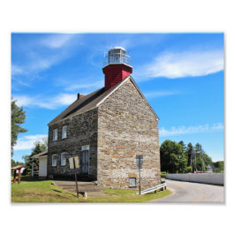 Selkirk Lighthouse, New York Foto Print