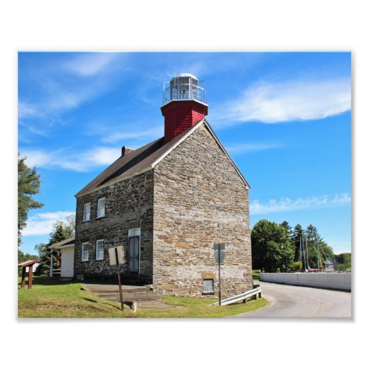 Selkirk Lighthouse, New York Foto Print (Vorne)