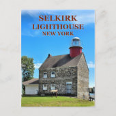 Selkirk Lighthouse, New York Postcard Postkarte (Vorderseite)
