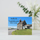 Selkirk Lighthouse, New York Postcard Postkarte (Stehend Vorderseite)