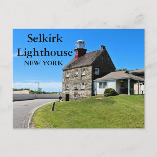 Selkirk Lighthouse, New York Postcard Postkarte