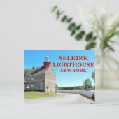Selkirk Lighthouse, New York Postcard Postkarte (Stehend Vorderseite)