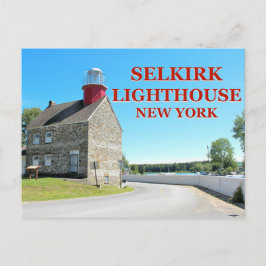 Selkirk Lighthouse, New York Postcard Postkarte