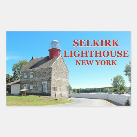 Selkirk Lighthouse, New York Stickers (Vorderseite)