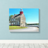 Selkirk Lighthouse, New York Wrapped Canvas Leinwanddruck (Insitu (Holzboden))