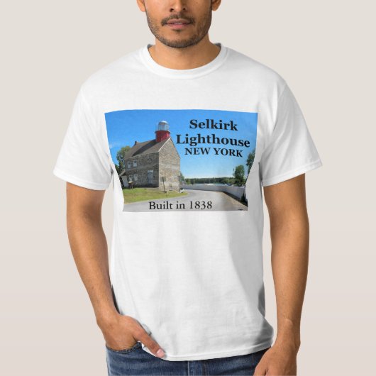 Selkirk Lighthouse, New Yorker T - Shirt (Vorderseite)