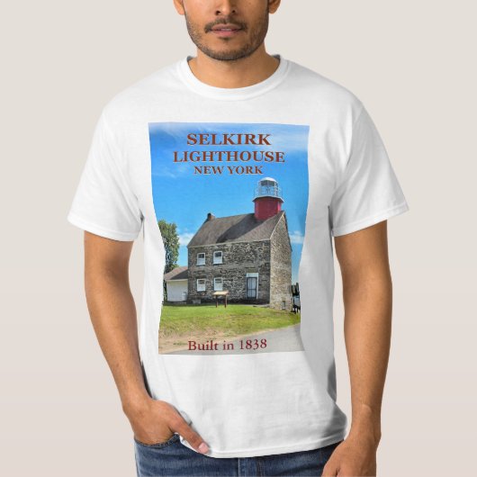 Selkirk Lighthouse, New Yorker T - Shirt (Vorderseite)