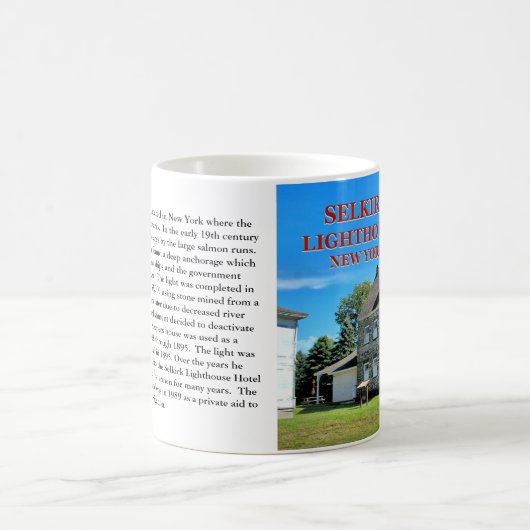 Selkirk Lighthouse, New Yorker Tasse (Mittel)