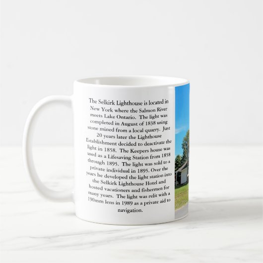 Selkirk Lighthouse, New Yorker Tasse (Links)