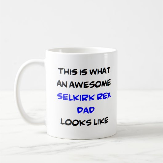 selkirk rex dad, phantastisch kaffeetasse (Links)