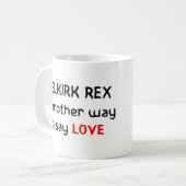 selkirk rex Liebe Kaffee Tasse (Vorderseite Links)