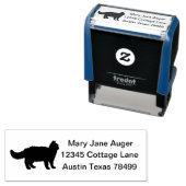 Selkirk Rex Personalisiert Permastempel (Beispiel)