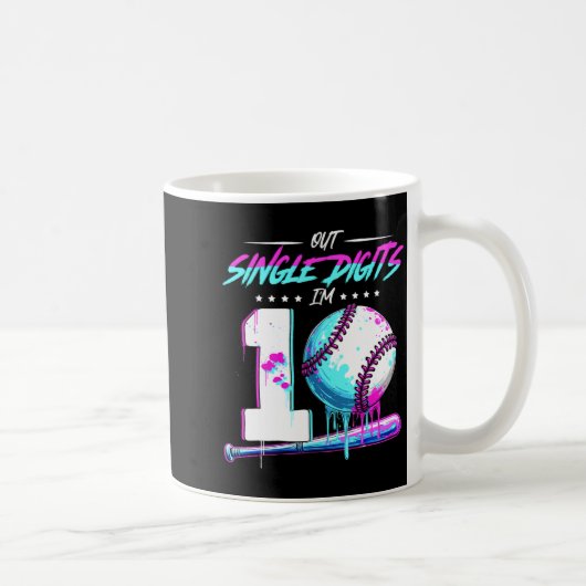 Sell 10 Years Old Birthday Double Digits 10 Birthd Kaffeetasse (Rechts)