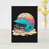 Sell Catcher Helmet With Face Mask Ice-cream Dripp Karte (Gelbe Blume)