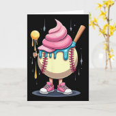 Sell Ice Cream Drip _5  Karte (Gelbe Blume)