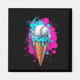 Sell Ice Cream Watercolor - Funny Sell Ice Magnet