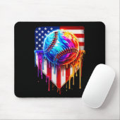 Sell Ice Creme American Flag Tropfen Mousepad (Mit Mouse)