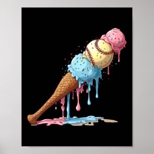 Sell Ice Creme Watercolor Lover Ice Creme Boy Poster