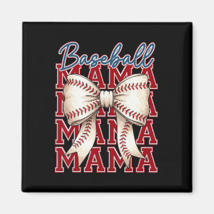 Sell Mama Coquette Bow Game Day Geschenk für Mutte Magnet