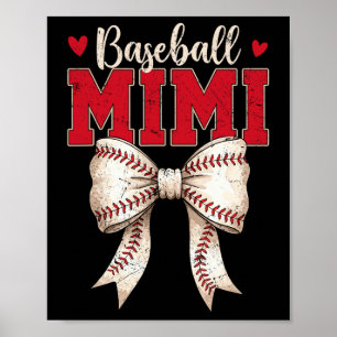 Sell Mimi Coquette Bow Game Day Mütter Tag Poster