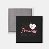 Sell Mom Dad My Princess Wears Cleats  Magnet (Vorderseite/Rückseite)