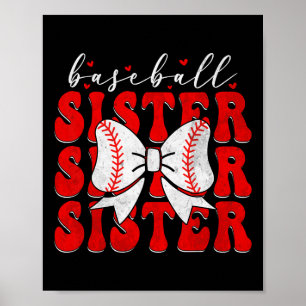 Sell Sister Coquette Bow Sport Lover Schwester Mut Poster