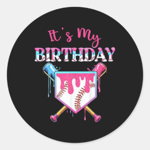 Sell Tropfen Birthday Girl Funny Birthday Zuhause Runder Aufkleber